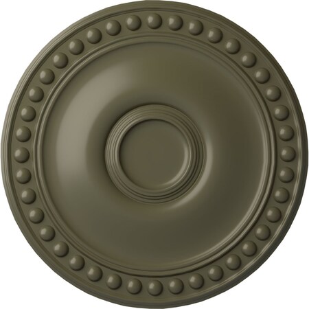 Ekena Millwork Foster Ceiling Medallion (Fits Canopies up to 5 5/8"), Hand-Painted Painted Turtle, 19 1/8"OD x 1"P CM19FOPTF